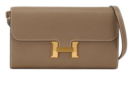 Constance To Go In Epsom Taupe, &pound;5,900, Handbags, Taupe, Leather, Front view
